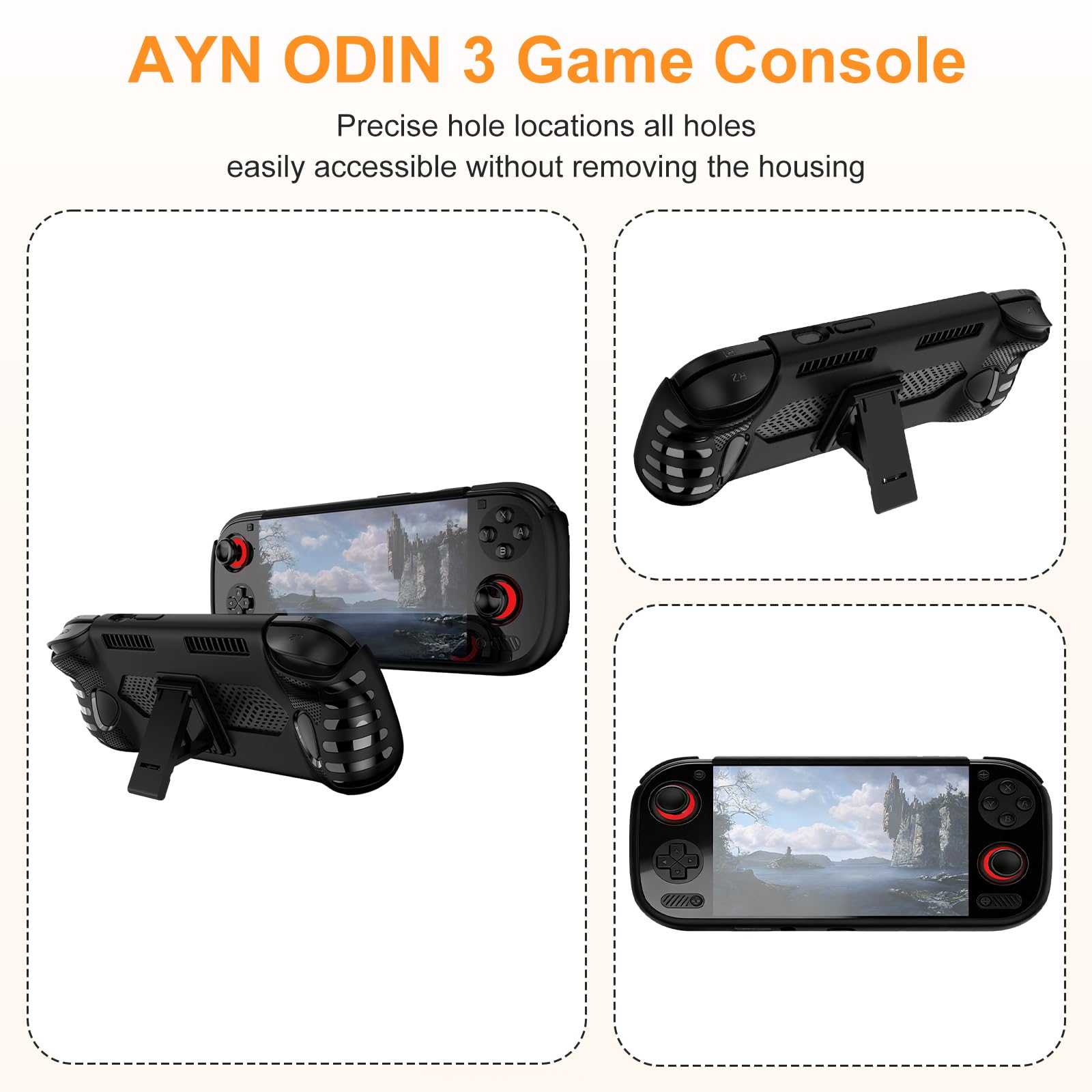 Amazon | Ayn Odin 3用ケース、NOUKAJU ゲームコンソール保護ケース